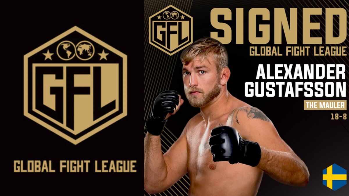 Alexander Gustafsson ansluter till nystartade Global Fight League (GFL)